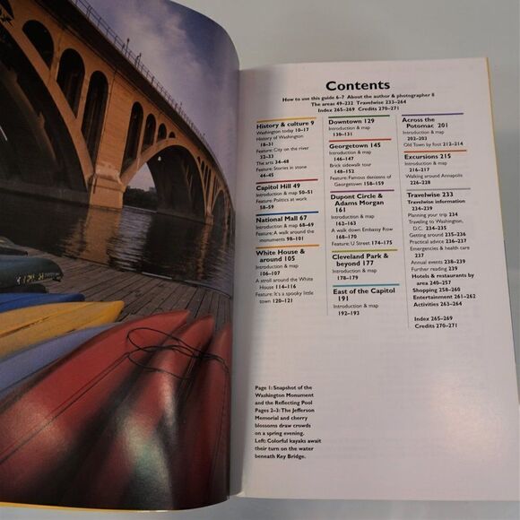 National Geographic Traveler Washington D.C. by John M. Thompson 2005 - Picture 6 of 11